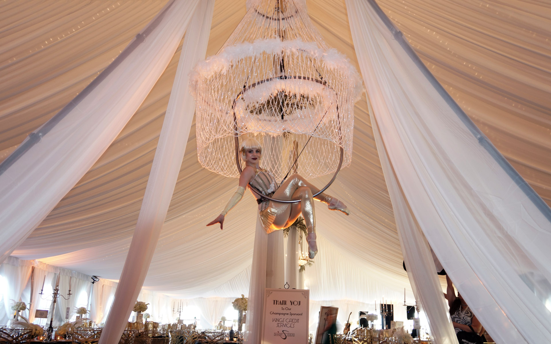 aerial bartenders