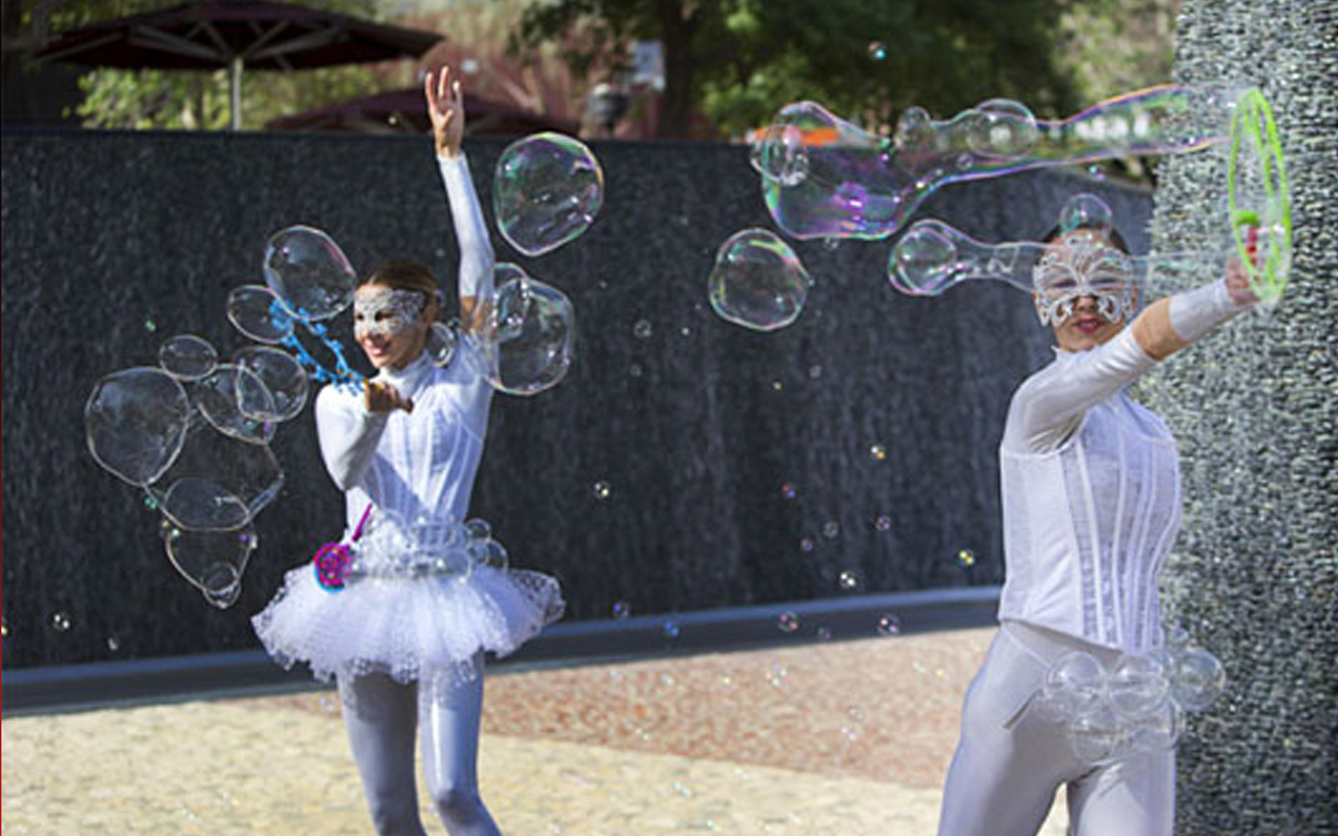 soap bubbles