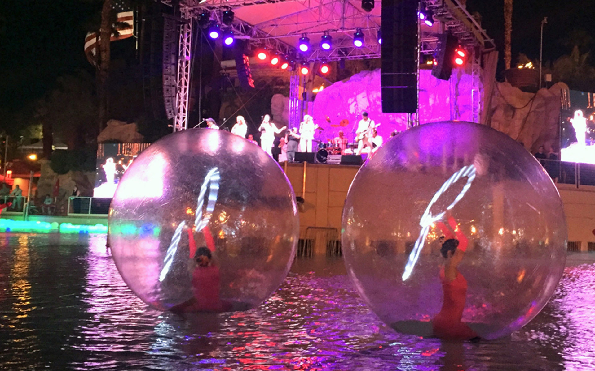 water spheres