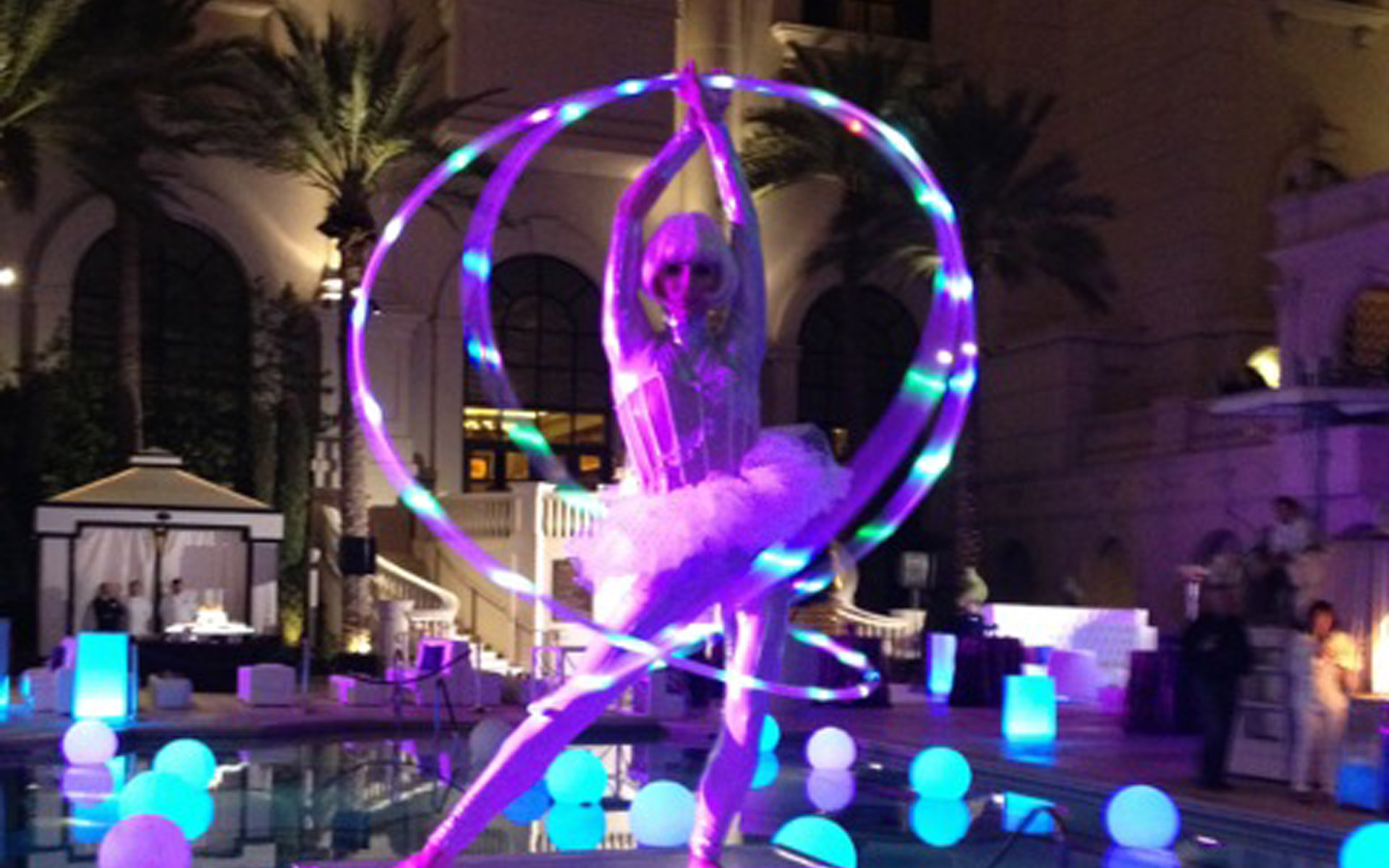 LED Infinity hoops